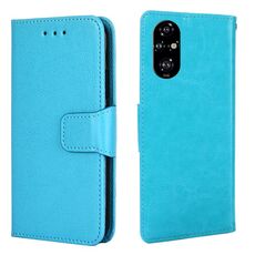 Per Honor 200 Pro 5G Custodia in pelle con texture di cristallo (blu cielo)