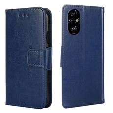 Per Honor 200 Pro 5G Custodia in pelle con texture di cristallo (blu reale)