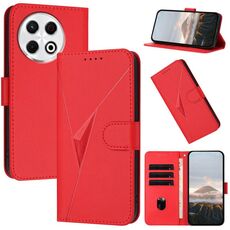 Per Tecno Spark 30 Pro 4G Custodia in pelle con fibbia a motivo triangolare (rosso)