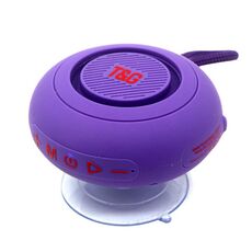 T&G TG-442 TWS Mini altoparlante portatile wireless Bluetooth con ventosa (viola)