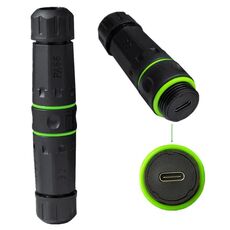 Adattatore accoppiatore dritto femmina-femmina a porta singola impermeabile IP68 da esterno da 10 Gpbs di tipo C