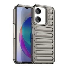 Per Honor X5 Plus Capsule Series Candy Color IMD Custodia per telefono (grigio trasparente)