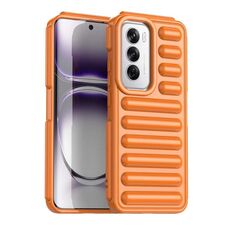 Per OPPO Reno12 Global Capsule Series Candy Color IMD Custodia per telefono (arancione)