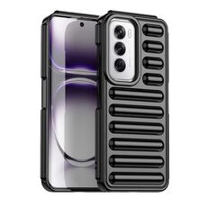 Per OPPO Reno12 Global Capsule Series Candy Color IMD Custodia per telefono (Nero)