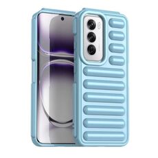 Per OPPO Reno12 Global Capsule Series Candy Color IMD Custodia per telefono (blu)