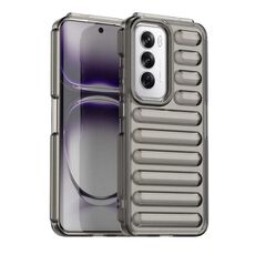 Per OPPO Reno12 Global Capsule Series Candy Color IMD Phone Case (Grigio trasparente)
