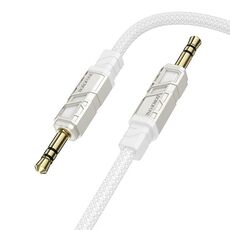 Borofone BL22 Cavo audio AUX Dignity in lega di zinco da 3,5 mm, lunghezza: 1 m (bianco)