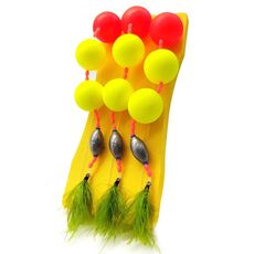 3 pezzi/set Cordset Imitazione erba acquatica Ami da pesca Ganci per erba (8#)