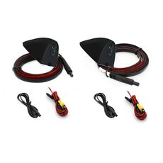 Punch-Free Car Imaging Side View Blind Spot Car Universal Night Vision Camera, specifiche: CVBS Nero