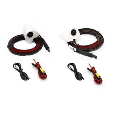 Punch-Free Car Imaging Side View Blind Spot Car Universal Night Vision Camera, specifiche: CVBS bianco