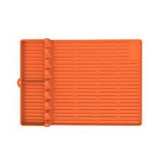 Per Blackstone Grill Side Rack Tool Silicone Pad con foro per appendere, specifiche: arancione spesso