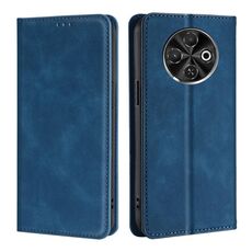 Per Tecno Spark 30C 4G Custodia in pelle magnetica Skin Feel (blu)