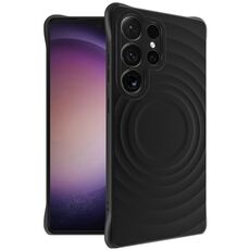 Per Samsung Galaxy S25 Ultra 5G IMAK UC-6 Series Custodia morbida per telefono Manbo Frosting (nero)