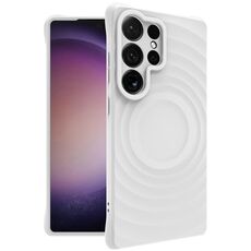 Per Samsung Galaxy S25 Ultra 5G IMAK UC-6 Series Custodia morbida per telefono Manbo Frosting (bianca)