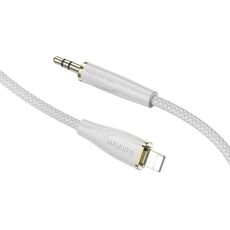 Borofone BL23 Cavo audio AUX da 3,5 mm a 8 pin Refinado, lunghezza: 1 m (grigio)