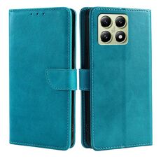 Per Xiaomi Mi 14T 5G Custodia in pelle con fibbia a ribalta con texture in vitello (azzurro chiaro)