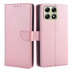 Per Xiaomi Mi 14T 5G Custodia in pelle con fibbia a ribalta e texture in vitello (oro rosa)