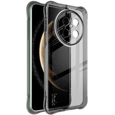 Per Huawei Mate 70 imak Custodia antiurto in TPU per telefono Airbag (nero trasparente)