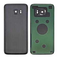 Per Samsung Galaxy S7 SM-G930F Cover posteriore batteria con copriobiettivo fotocamera (nero)