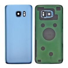 Per Samsung Galaxy S7 SM-G930F Cover posteriore batteria con copriobiettivo fotocamera (blu)