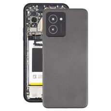 Per HMD Vibe Cover posteriore batteria originale con copriobiettivo fotocamera (nero)