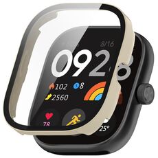 Per Redmi Watch 5 eSIM Pellicola temperata Custodia protettiva per orologio PC integrata (bianco avorio)