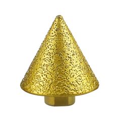 Punta per smussatura diamantata Punta per rettifica conica Piastrelle Marmo Quarzo Foratura Alesatore Smerigliatrice angolare Punta per trapano, Stile: Diametro grande-Punta