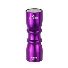 3 in 1 forma di tamburo smerigliato ago piercing accessori da biliardo in lega di alluminio metallo snooker pool cue tip shaper (viola)