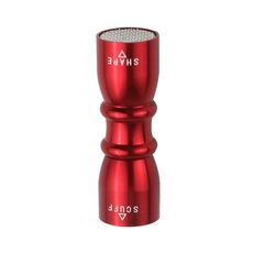 3 in 1 forma di tamburo smerigliato ago piercing accessori da biliardo in lega di alluminio metallo snooker pool cue tip shaper (rosso)