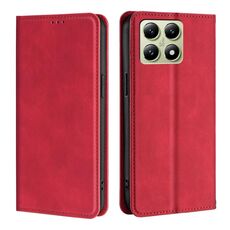 Per Xiaomi 14T 5G Custodia per telefono in pelle magnetica Skin Feel (rosso)