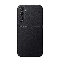 Per Samsung Galaxy S23 FE 5G Custodia per telefono antiurto magnetica in pelle Litchi con copertura totale (nera)