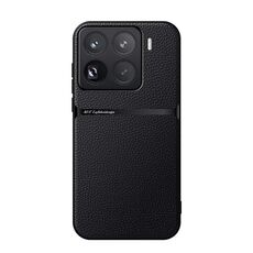 Per Xiaomi 15 Pro Custodia per telefono antiurto magnetica in pelle Litchi con copertura completa (nera)