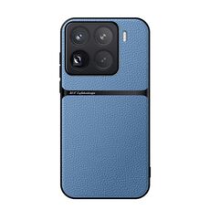 Per Xiaomi 15 Pro Custodia per telefono antiurto magnetica in pelle Litchi con copertura completa (blu)