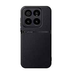 Per Xiaomi 14 Pro Custodia per telefono antiurto magnetica in pelle Litchi con copertura completa (nera)