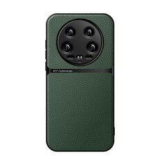 Per Xiaomi 14 Ultra Litchi Pelle Magnetica Copertura Completa Antiurto Custodia per Telefono (Verde)