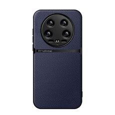 Per Xiaomi 14 Ultra Litchi Pelle Magnetica Copertura Completa Antiurto Custodia per Telefono (Blu Navy)