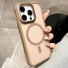 Per iPhone 15 Pro Custodia antiurto MagSafe con dissipazione del calore (oro deserto)