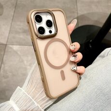 Per iPhone 16 Pro Custodia antiurto MagSafe con dissipazione del calore (oro deserto)
