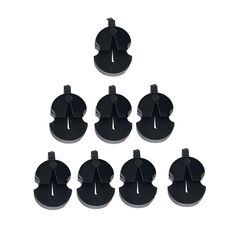 8 pezzi/set Strumento per la riduzione del volume dello strumento sordina per violino (nero)