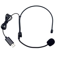 Microfono per cuffie USB con voce di gioco di conversazione di classe online (1 m)