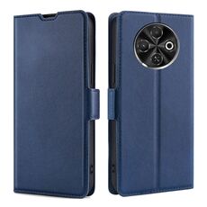 Per Tecno Spark 30C 4G Custodia in pelle con fibbia laterale ultrasottile e flip orizzontale (blu)