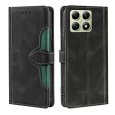 Per Xiaomi 14T 5G Custodia in pelle con fibbia magnetica Skin Feel (nero)