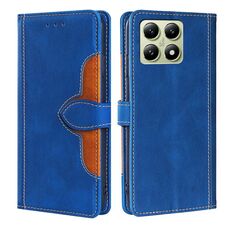 Per Xiaomi 14T 5G Custodia in pelle con fibbia magnetica Skin Feel (blu)