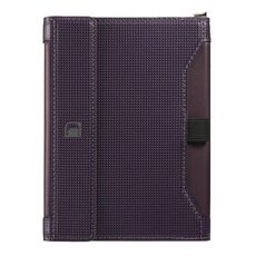 Borsa portadocumenti da viaggio multifunzionale RFID Antifurto Passaporto (viola scuro)