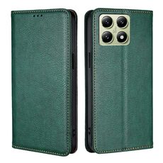 Per Xiaomi 14T 5G Custodia per telefono magnetica in pelle tinta unita Gloss Oil (verde)