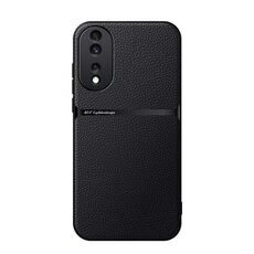 Per Honor 80 Custodia per telefono antiurto magnetica in pelle Litchi con copertura completa (nera)