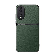 Per Honor 80 Custodia per telefono antiurto magnetica in pelle Litchi con copertura completa (verde)