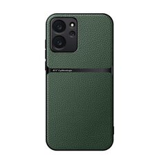 Per Honor 80 SE Custodia per telefono antiurto magnetica in pelle Litchi con copertura completa (verde)