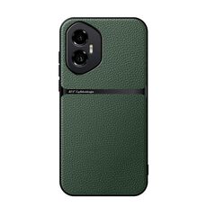 Per Honor 300 Custodia per telefono antiurto magnetica in pelle Litchi con copertura completa (verde)
