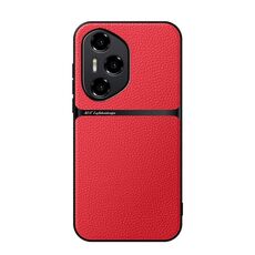 Per Honor 300 Pro Custodia per telefono antiurto magnetica in pelle Litchi con copertura completa (rossa)